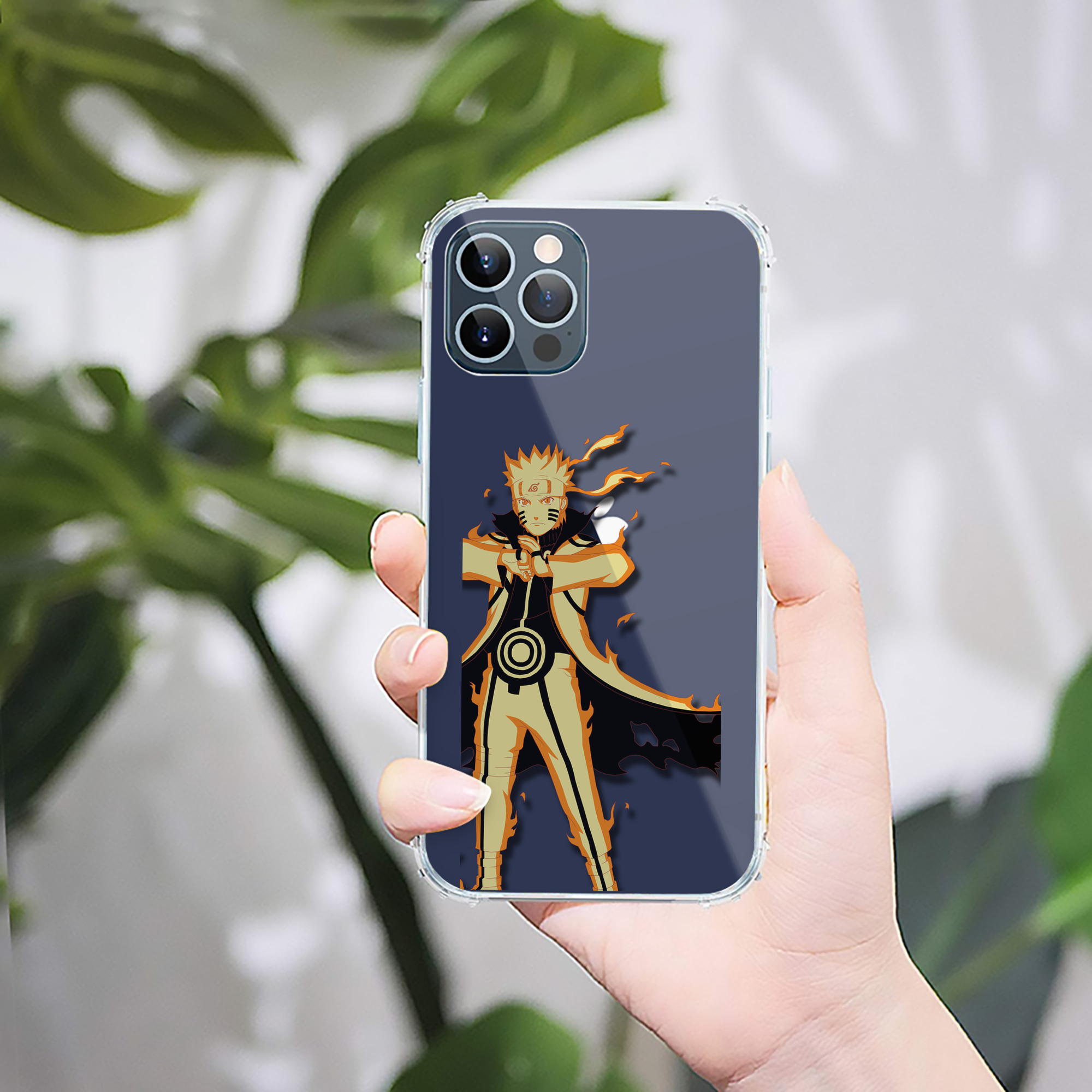 （画像用） NARUTO -ナルト- うずまき ナルト Uzumaki Naruto 【iPhone 12シリーズ対応】透明スマホケース（クリアソフトケース）